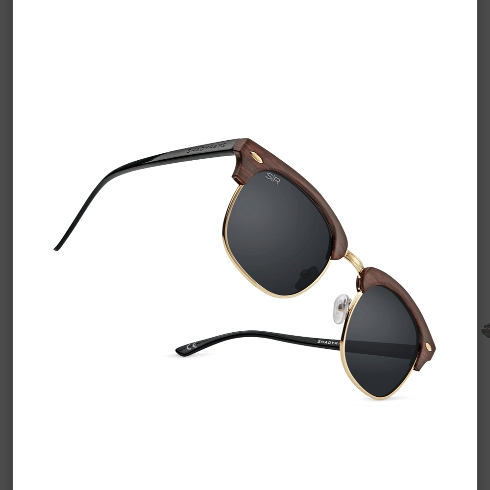 Classic Black and Gold Sunglasses